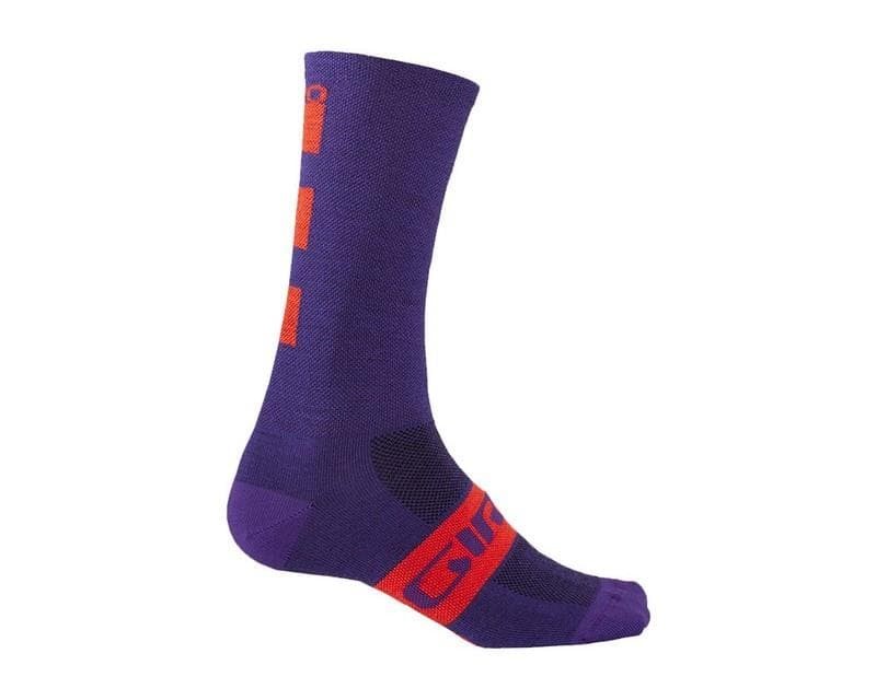 Foto 1 CALCETINES SEASONAL MERINO WOOL MORADO/ROJO