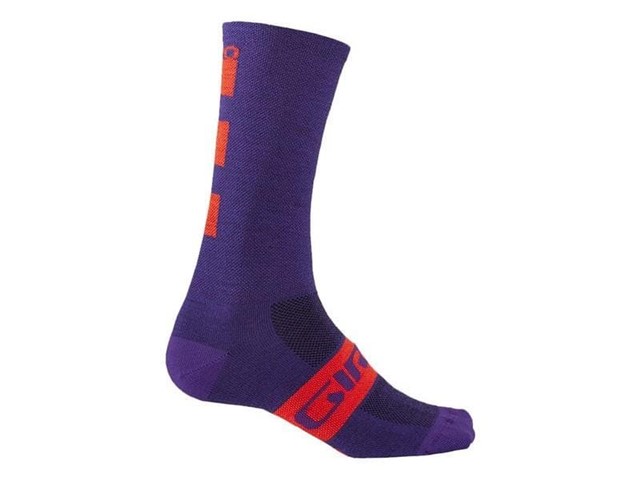 CALCETINES SEASONAL MERINO WOOL MORADO/ROJO