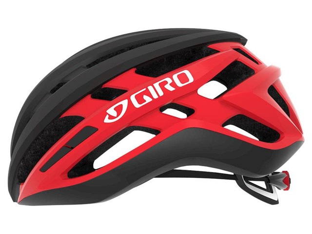 CASCO AGILIS NEGRO MATE/ROJO BRILLO