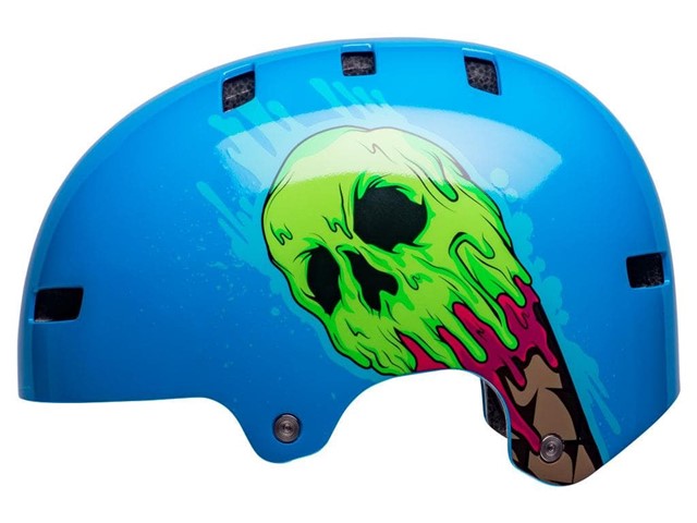 CASCO BMX AZUL/VERDE