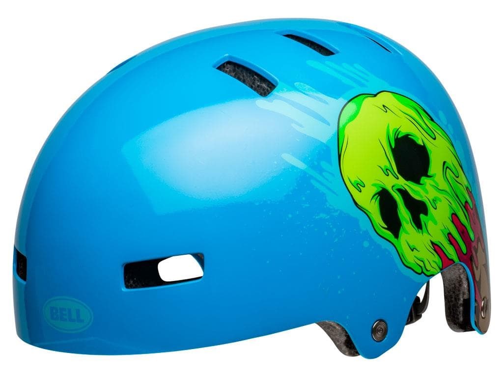 Foto 2 CASCO BMX AZUL/VERDE