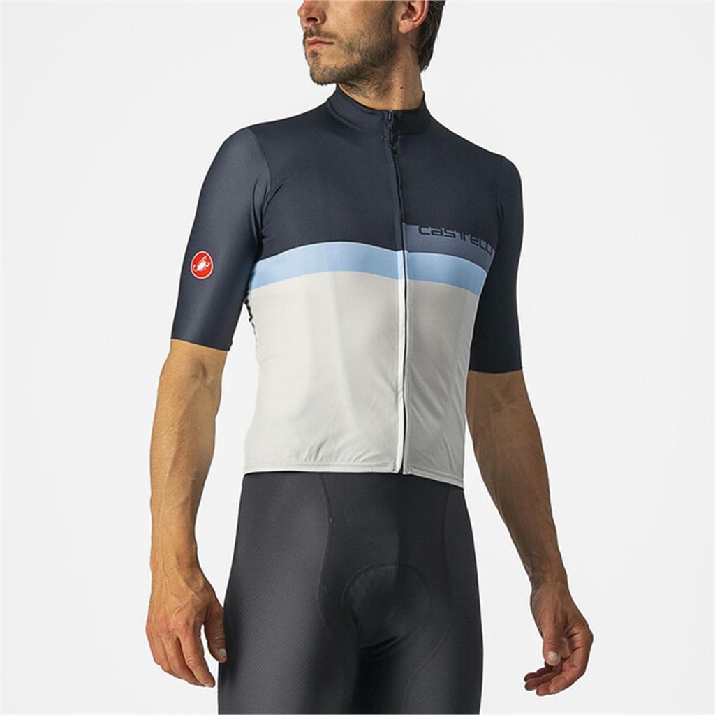 Foto 1 MAILLOT A BLOCCO AZUL/MARFIL