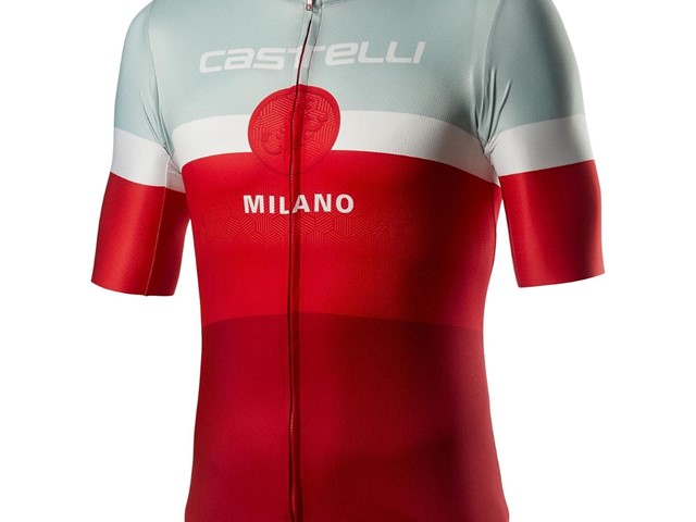 MAILLOT MILANO AZUL CLARO/ROJO