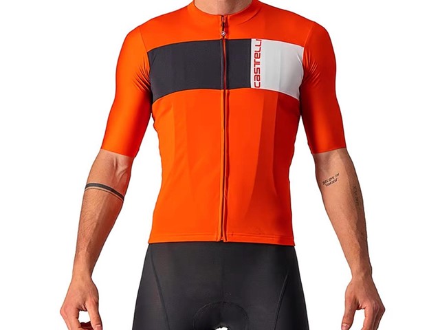 MAILLOT PROLOGO 7 NARANJA/NEGRO/MARFIL